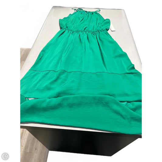 Dress Casual Midi By Banana Republic In Green, Size: L
