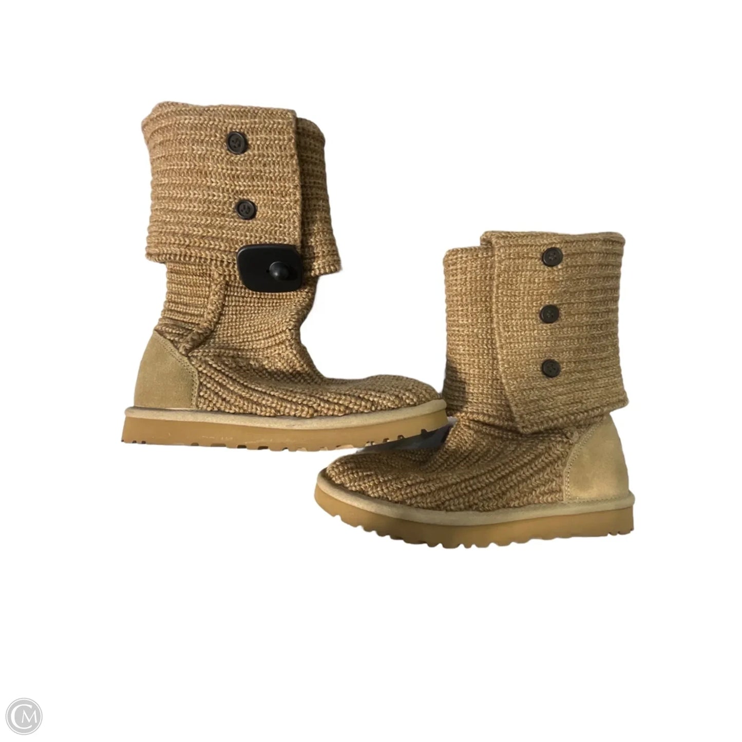 Boots Designer By Ugg In Tan, Size: 7