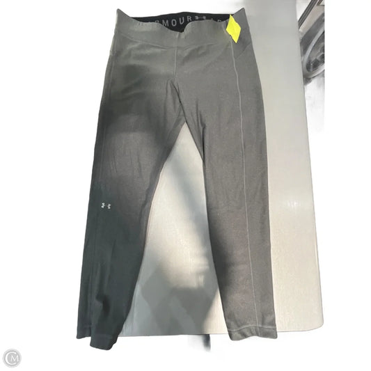 Athletic Leggings By Under Armour In Grey, Size: Xl
