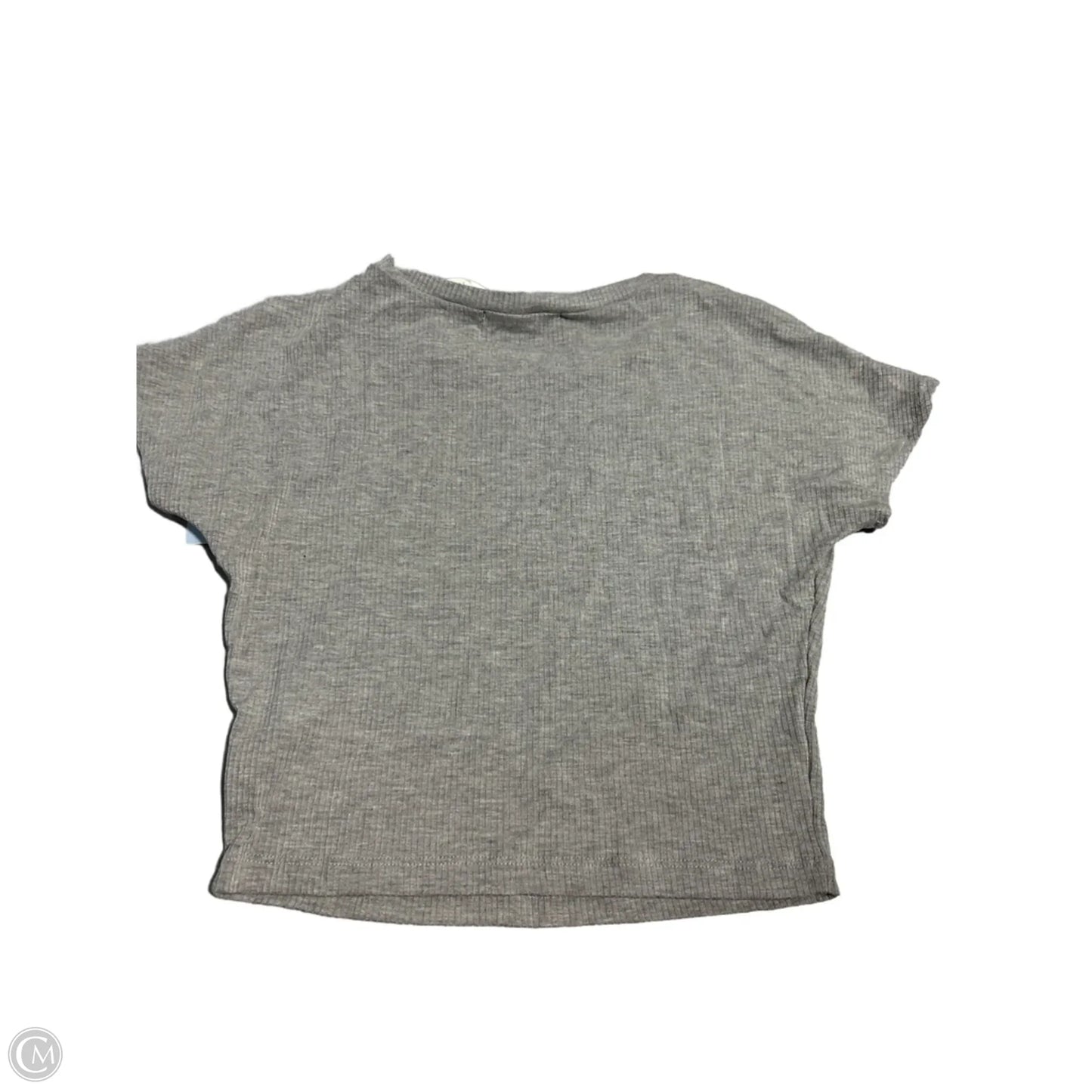 Top Short Sleeve Basic By Cme In Grey, Size: M
