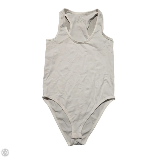 Bodysuit By Zenana In White, Size: M