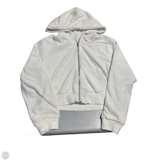 Sweatshirt Hoodie By Abercrombie And Fitch In White, Size: Xs