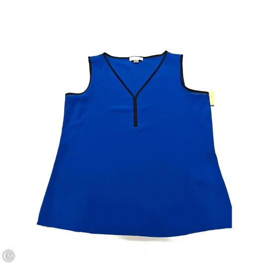 Tank Top By Calvin Klein In Blue, Size: M