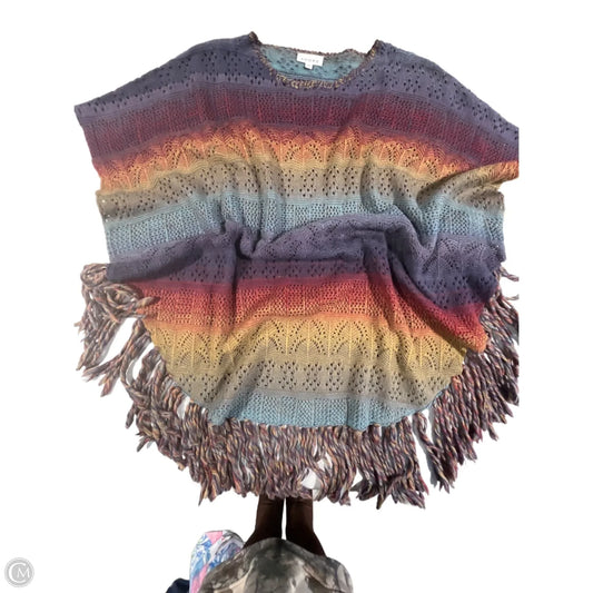 Poncho By Adore In Multi-colored, Size: M