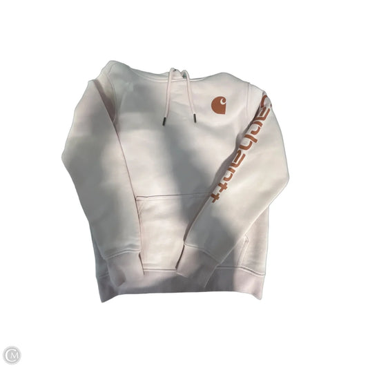 Sweatshirt Hoodie By Carhartt In Pink, Size: S