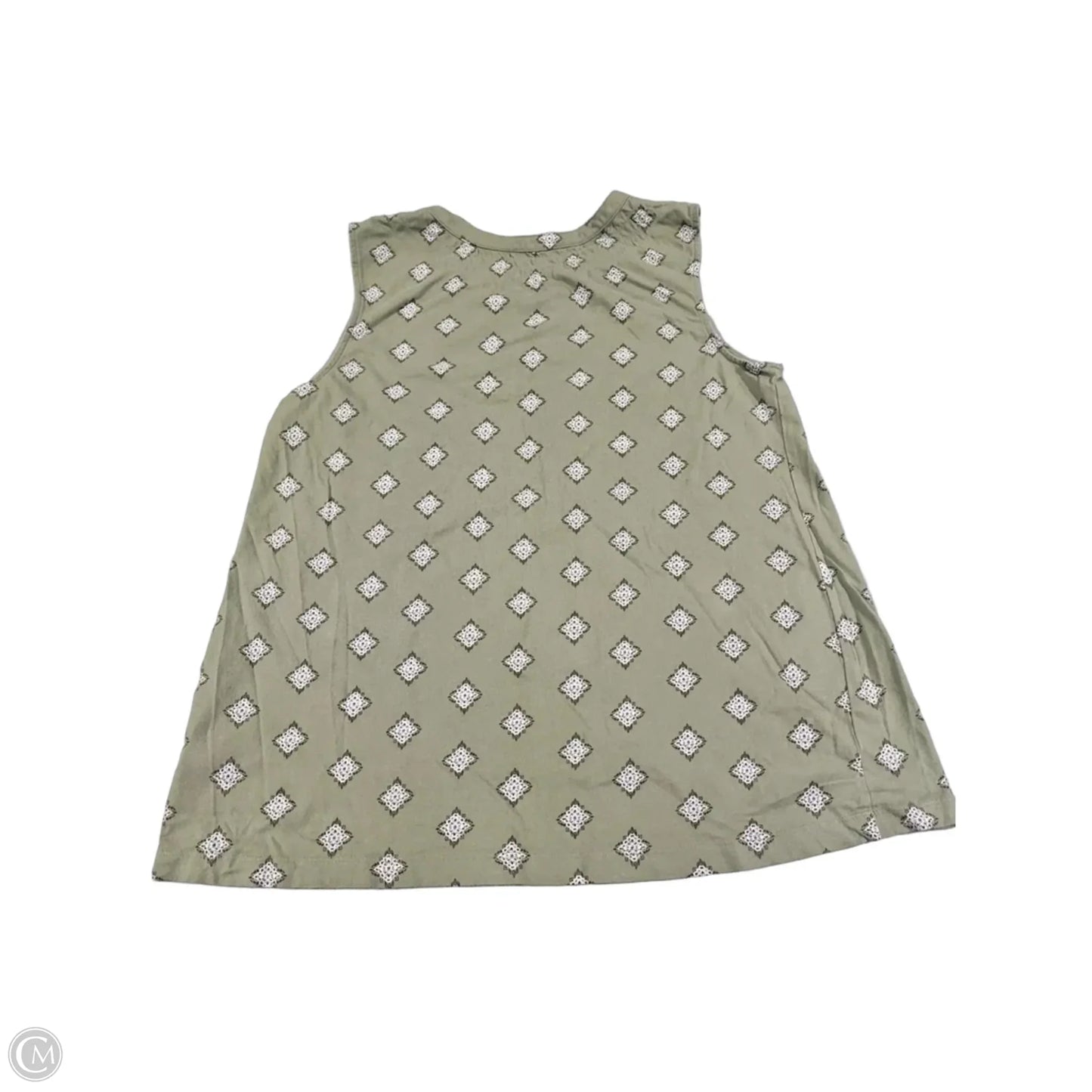 Tank Top By Croft And Barrow In Green, Size: M