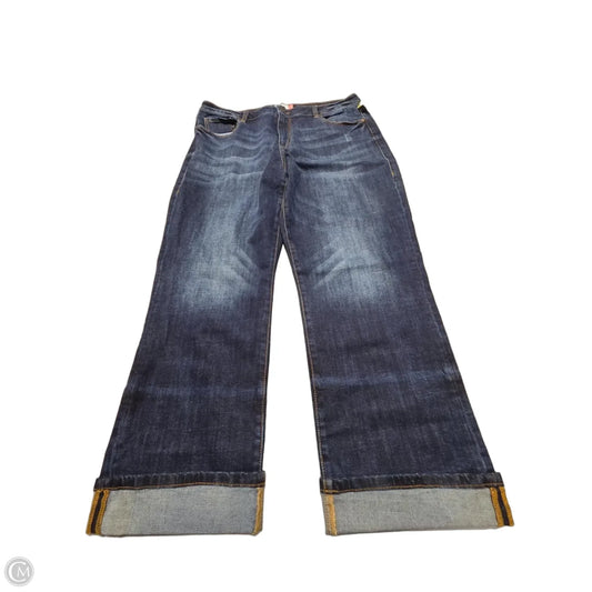 Jeans Straight By Cabi In Blue, Size: 14