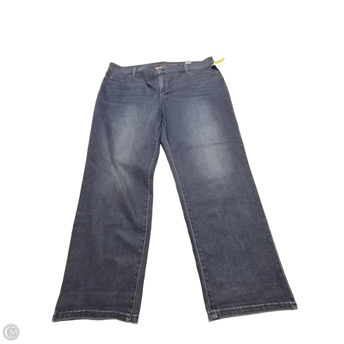 Jeans Straight By Chicos In Blue Denim, Size: 20