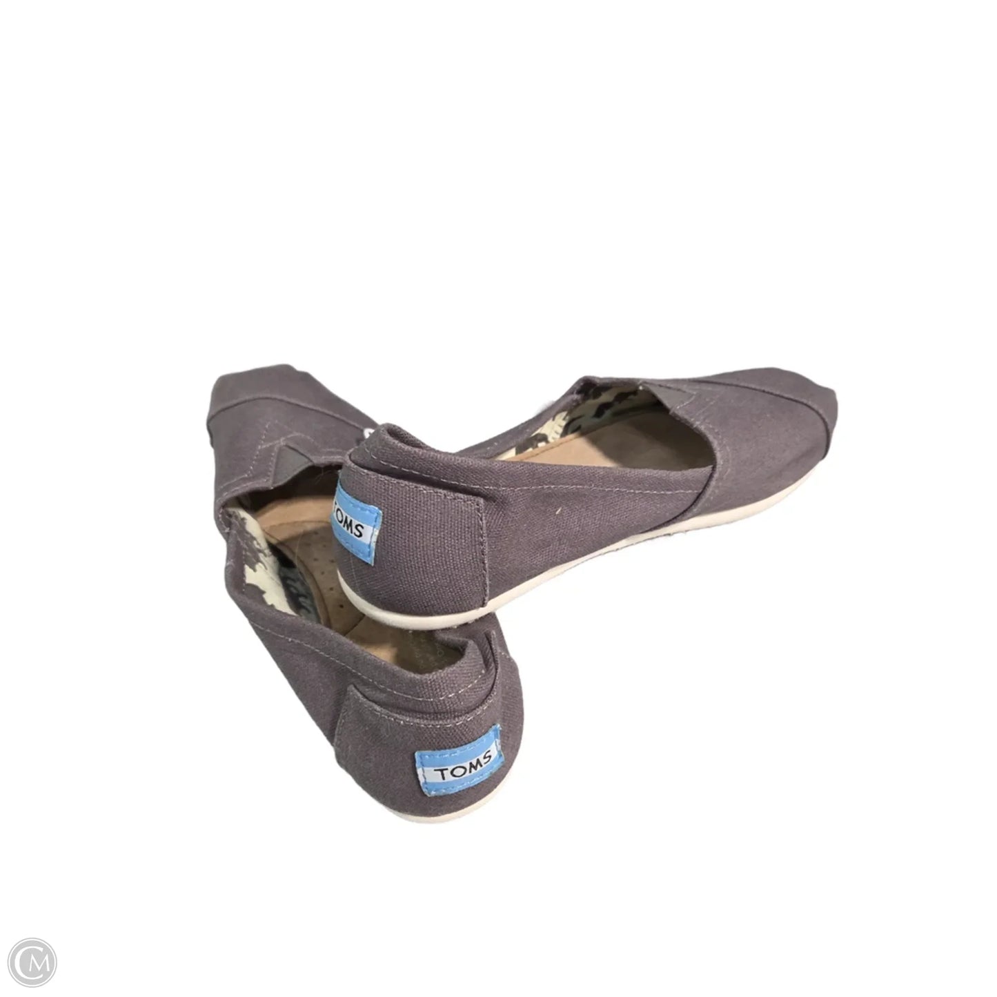 Shoes Flats By Toms In Grey, Size: 9