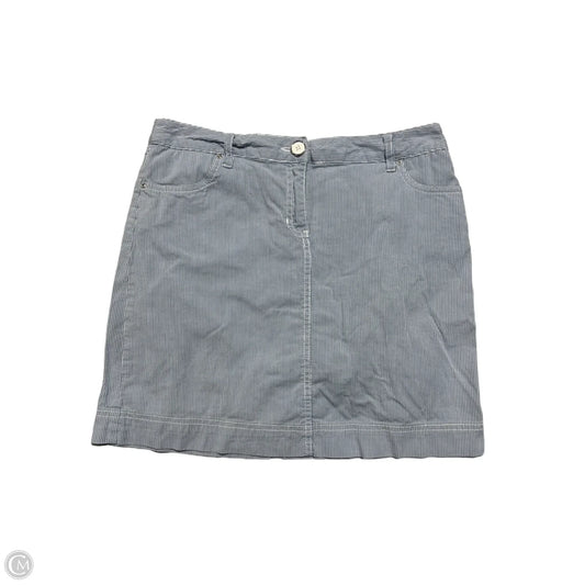 Skort By Karen Scott In Blue & White, Size: 6p