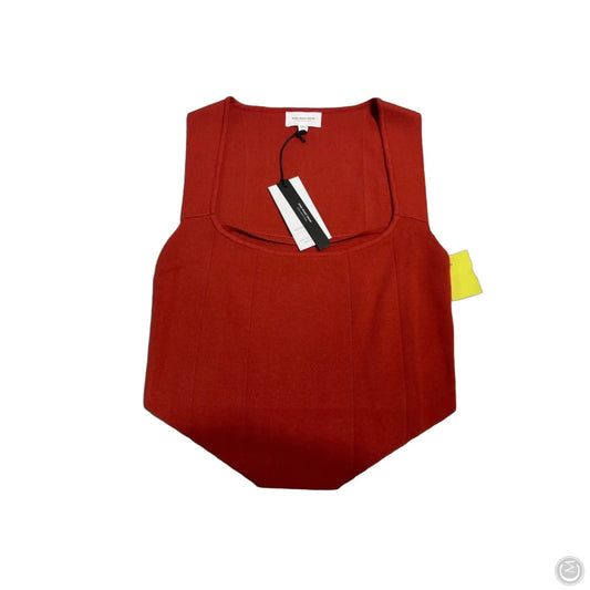 Tank Top By Who What Wear In Orange, Size: L