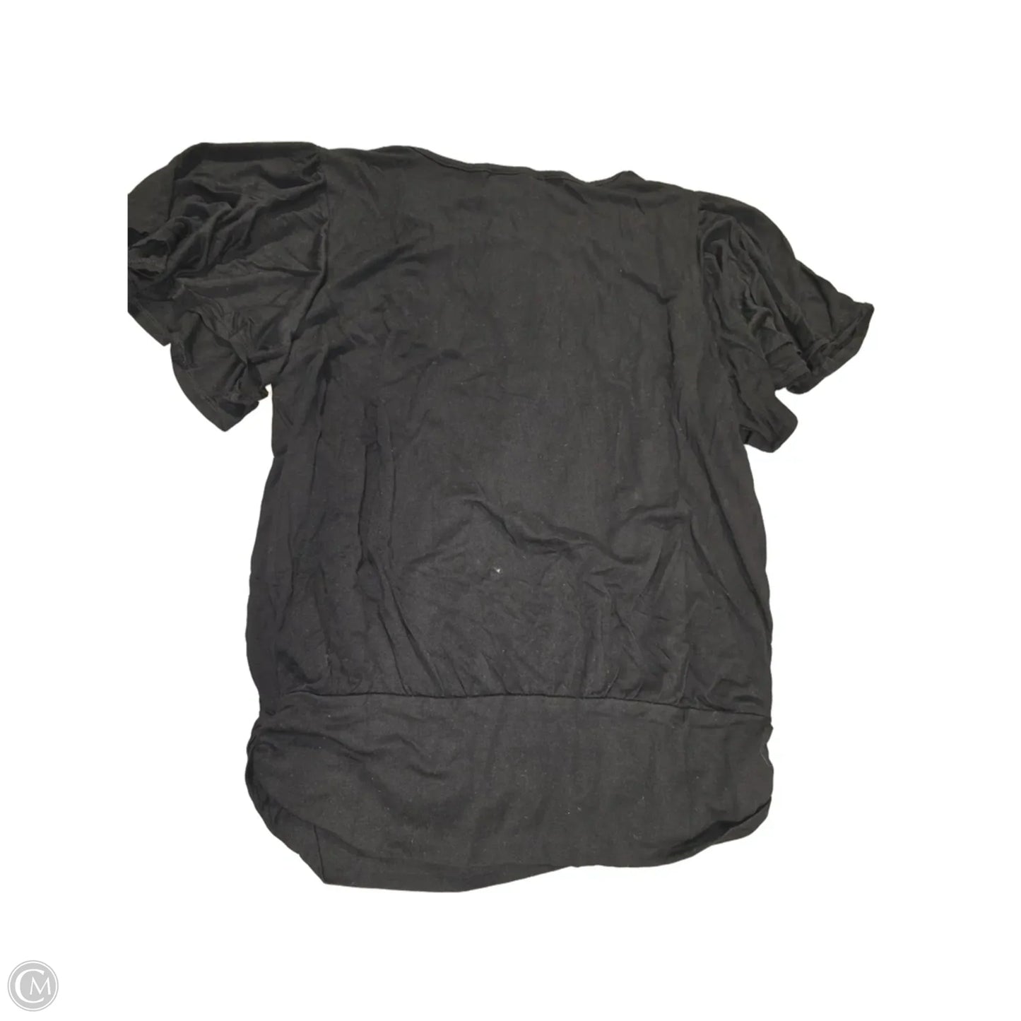 Top Short Sleeve By Evereve In Black, Size: S