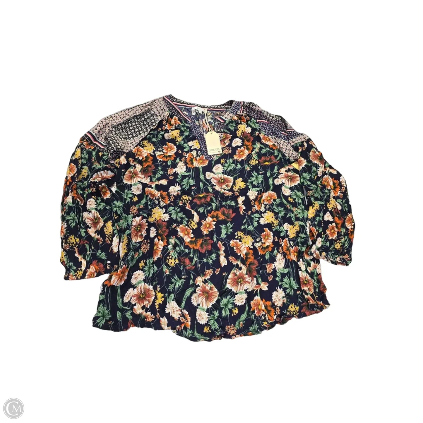 Blouse Long Sleeve By Jodifl In Floral Print, Size: S