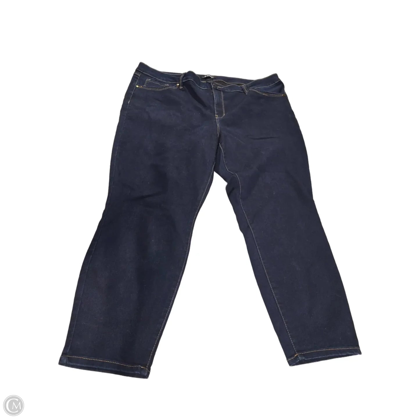 Jeans Straight By D Jeans In Navy, Size: 22