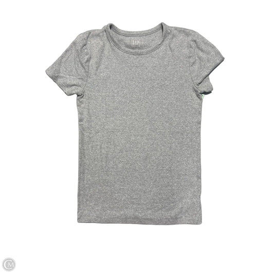 Top Short Sleeve Basic By Gap In Grey, Size: L