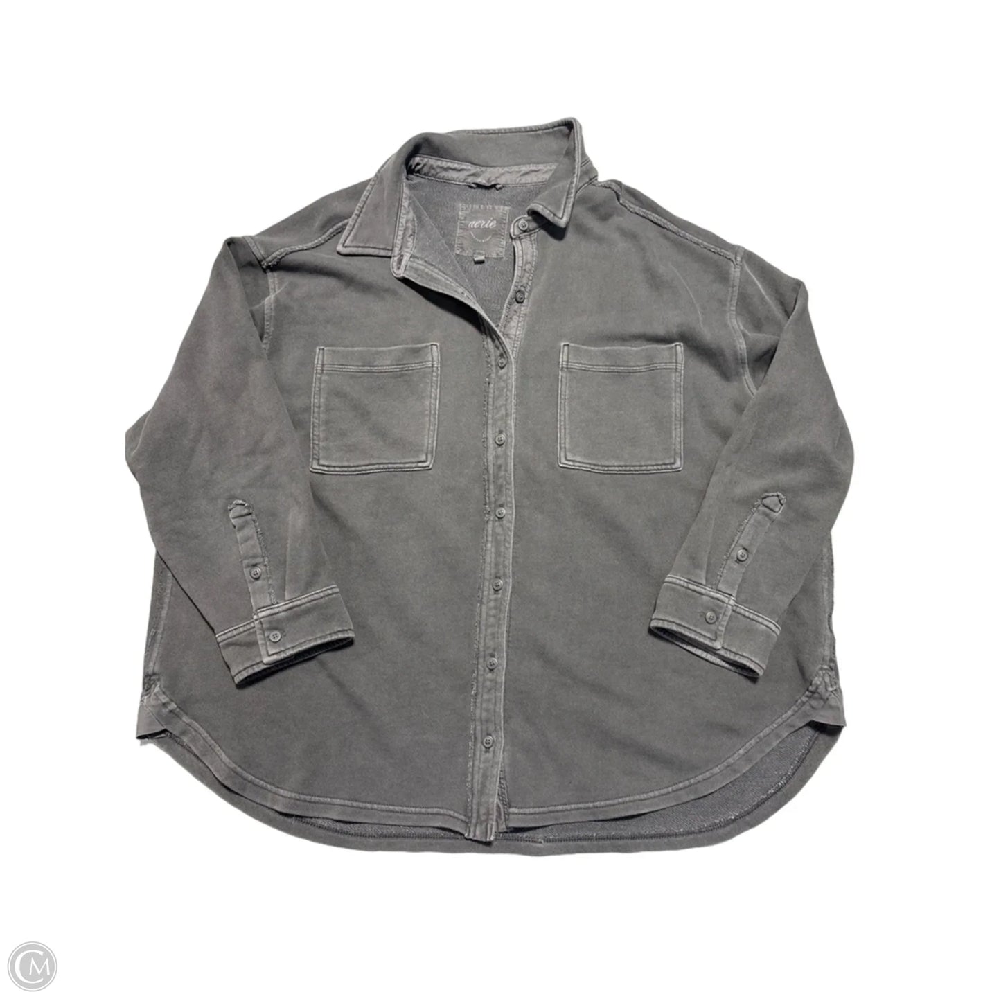 Jacket Utility By Aerie In Grey, Size: L