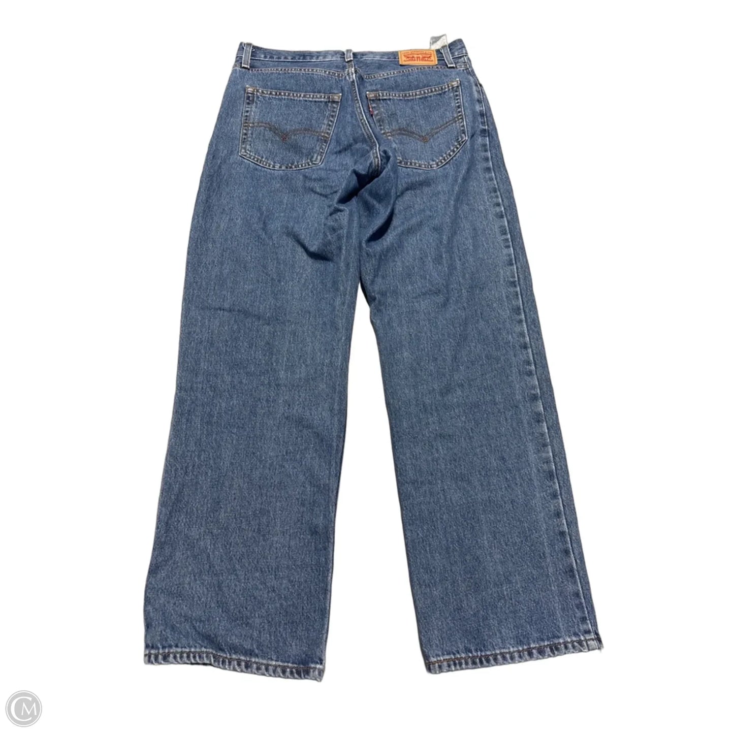 Jeans Straight By Levis In Blue Denim, Size: 8