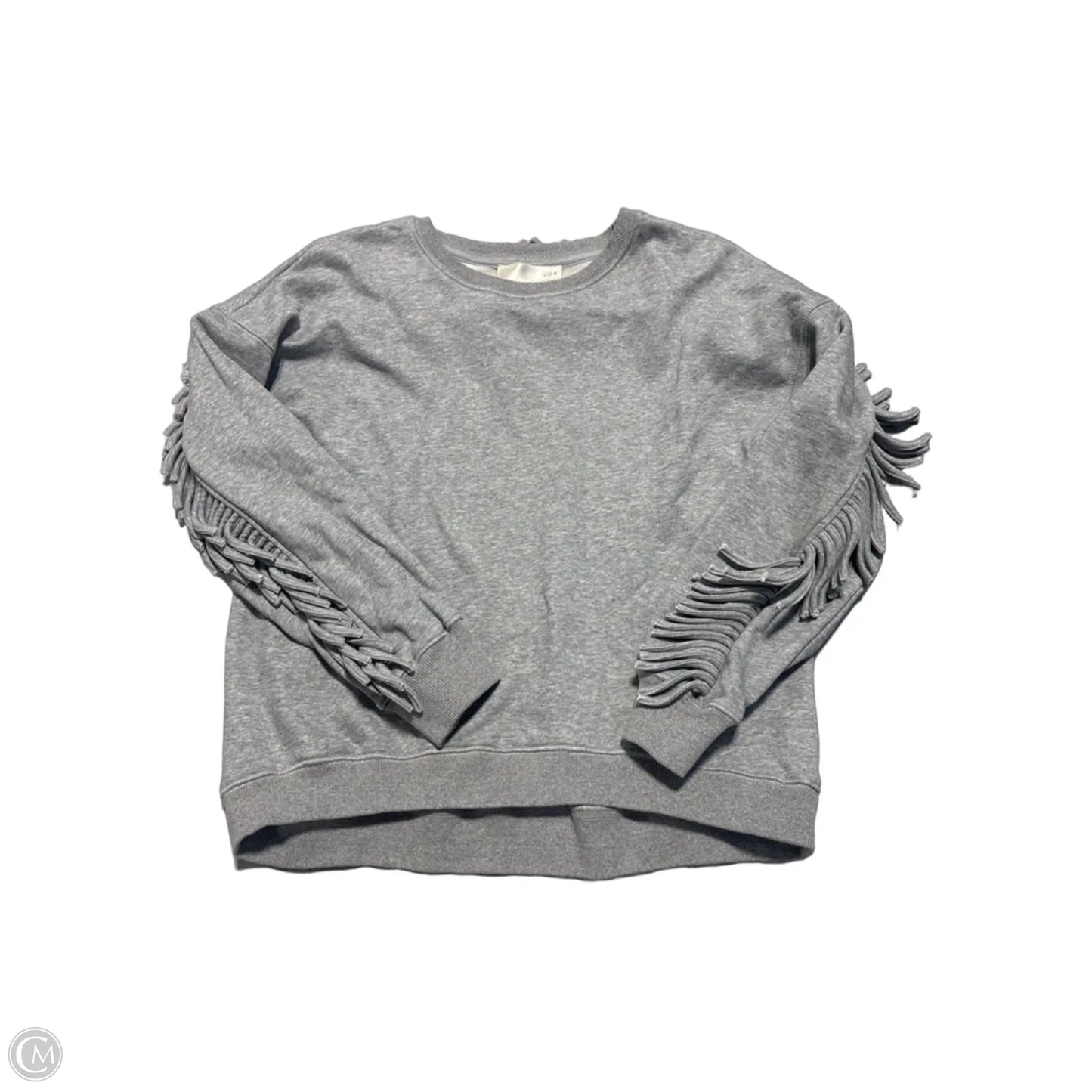 Sweatshirt Crewneck By Joa In Grey, Size: M