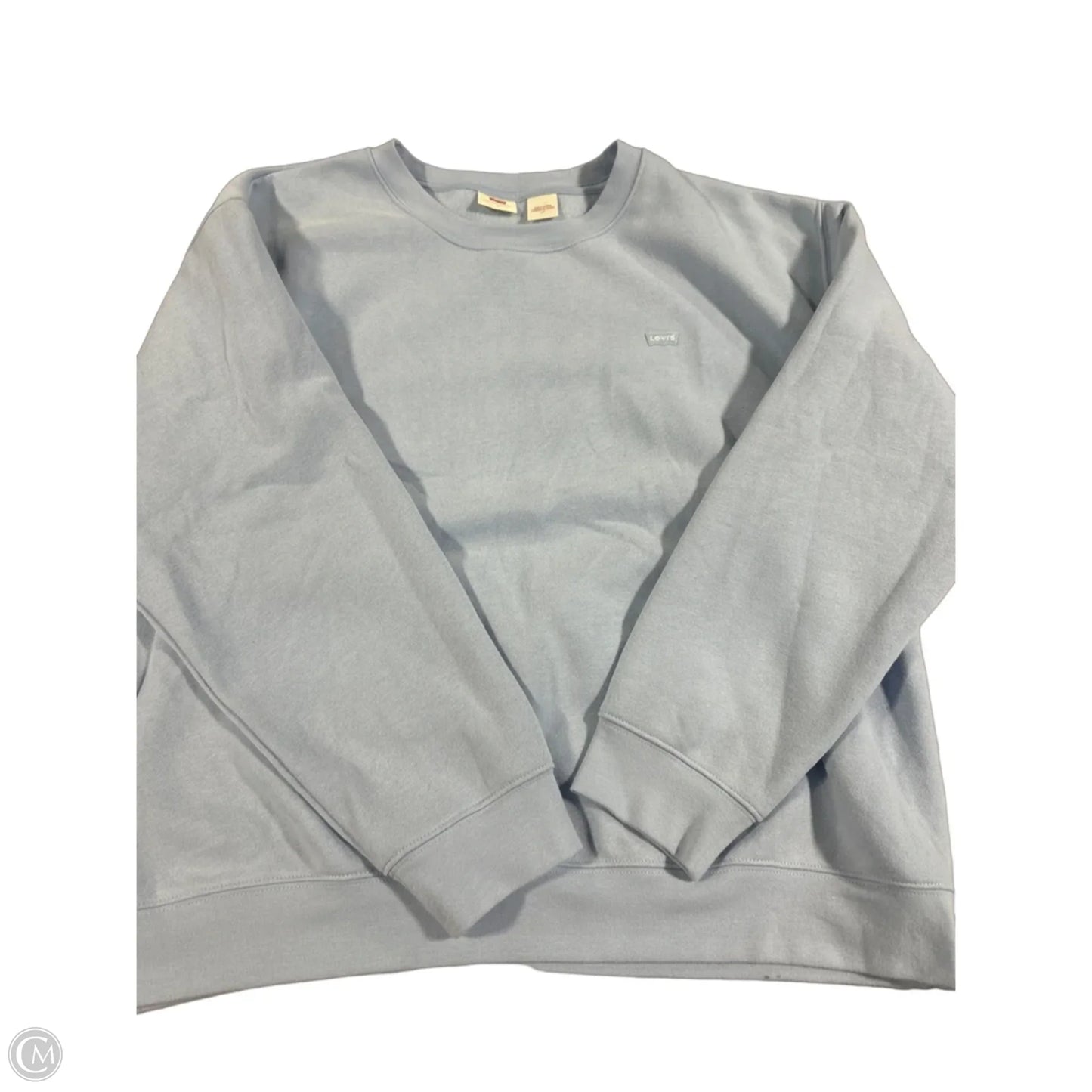 Sweatshirt Crewneck By Levis In Blue, Size: L
