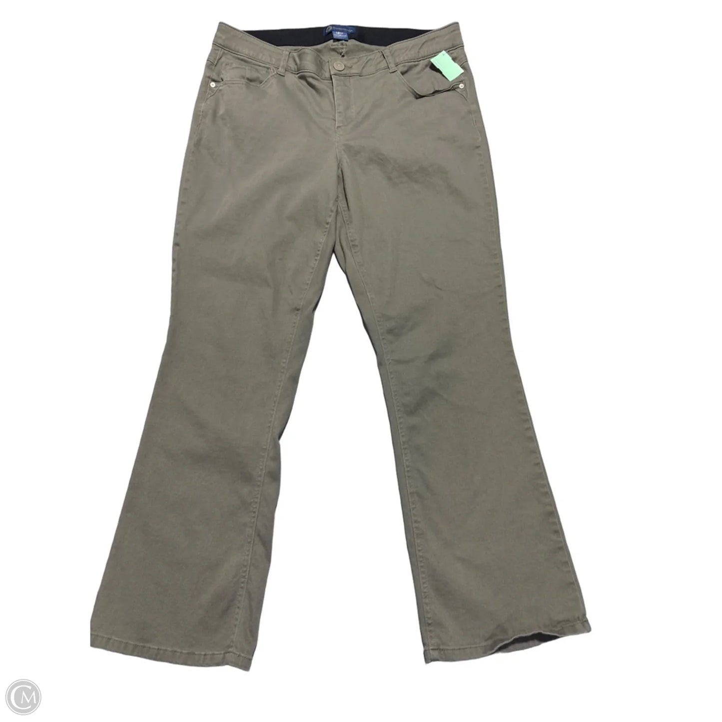 Jeans Straight By Democracy In Green, Size: 18