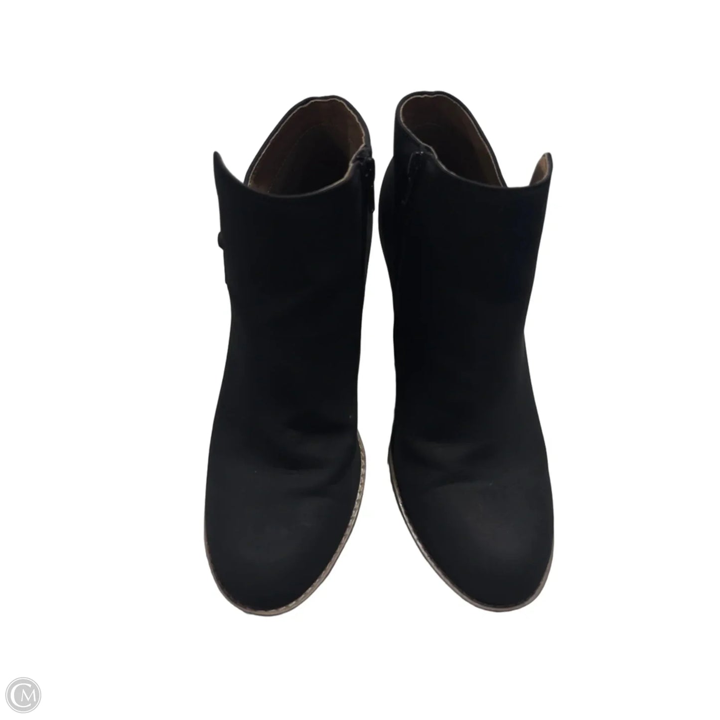 Boots Ankle Heels By Report In Black, Size: 9.5