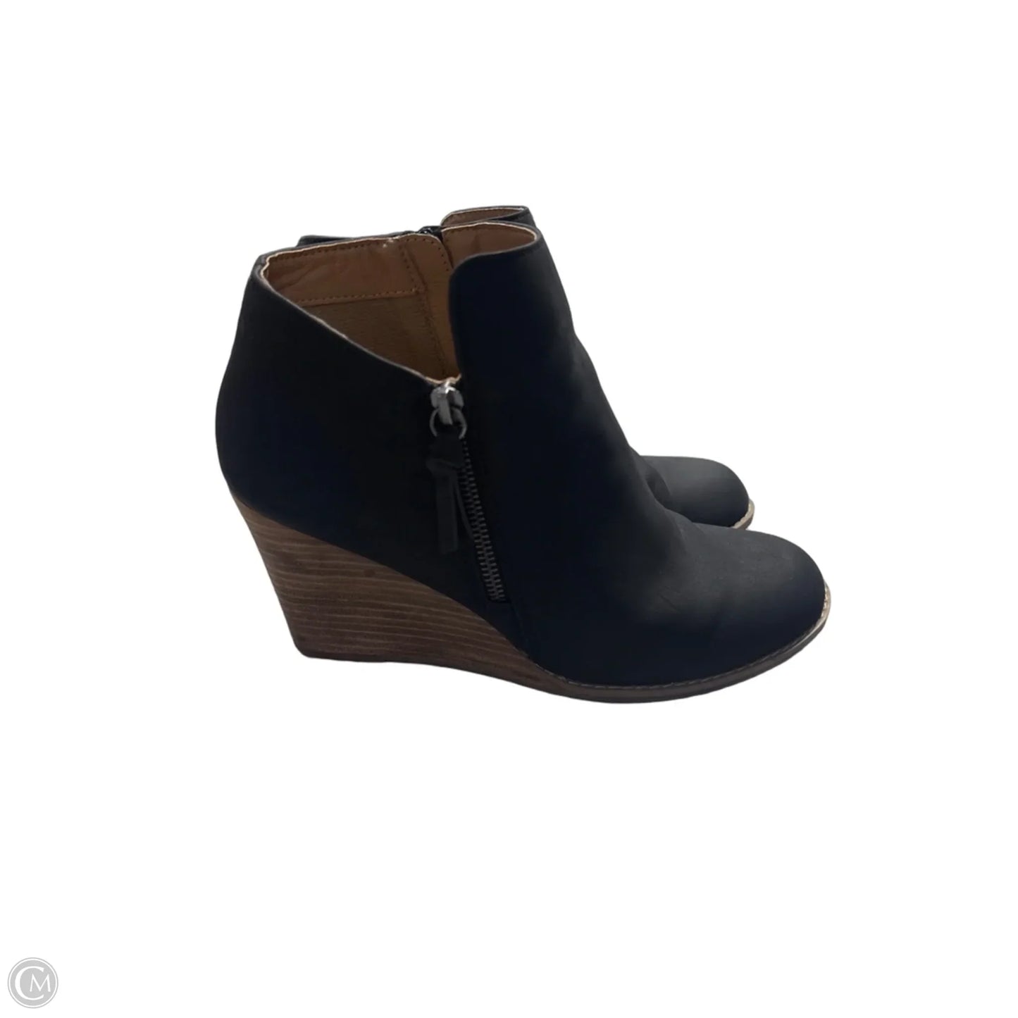 Boots Ankle Heels By Report In Black, Size: 9.5