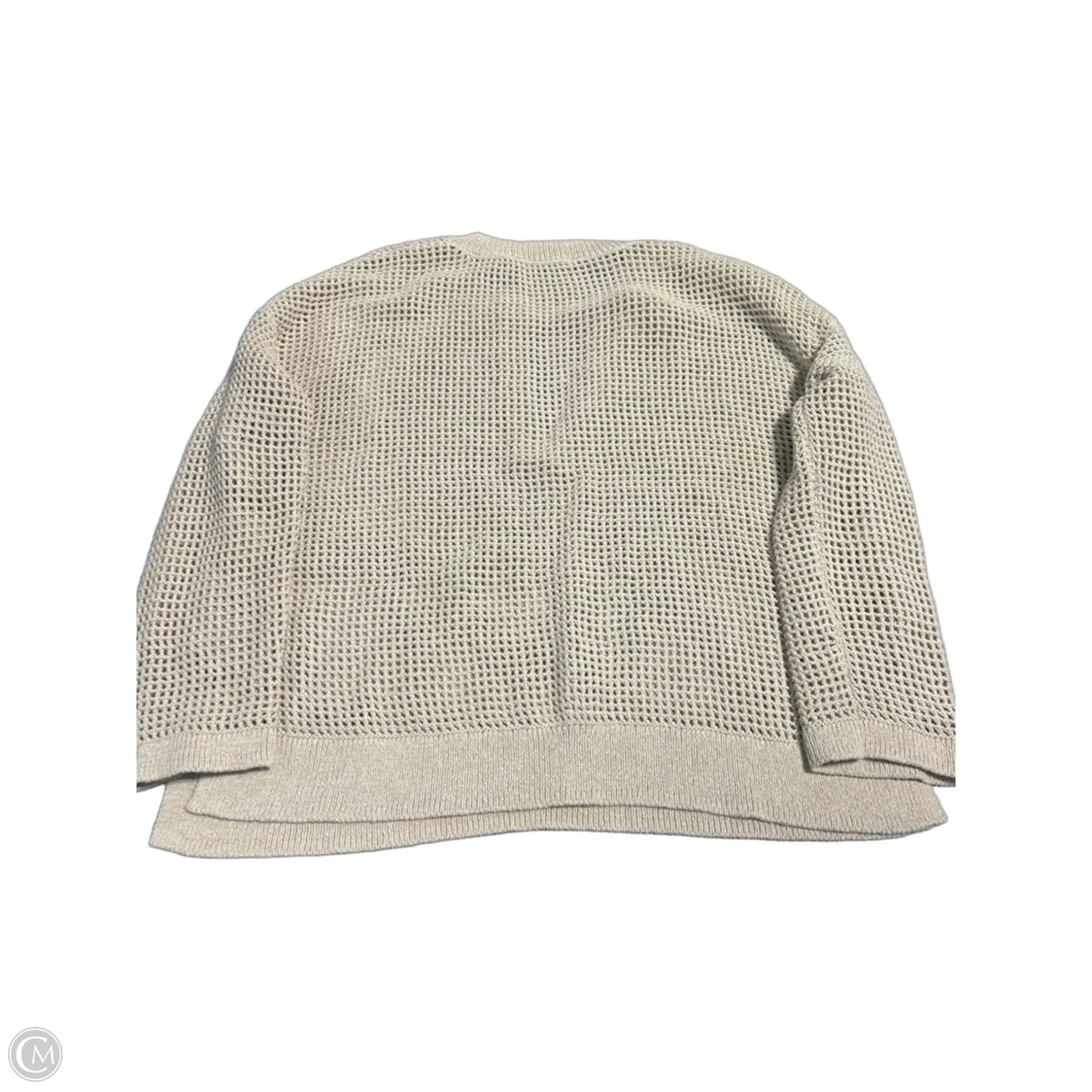 Sweater By Elliott Lauren In Beige, Size: Xl