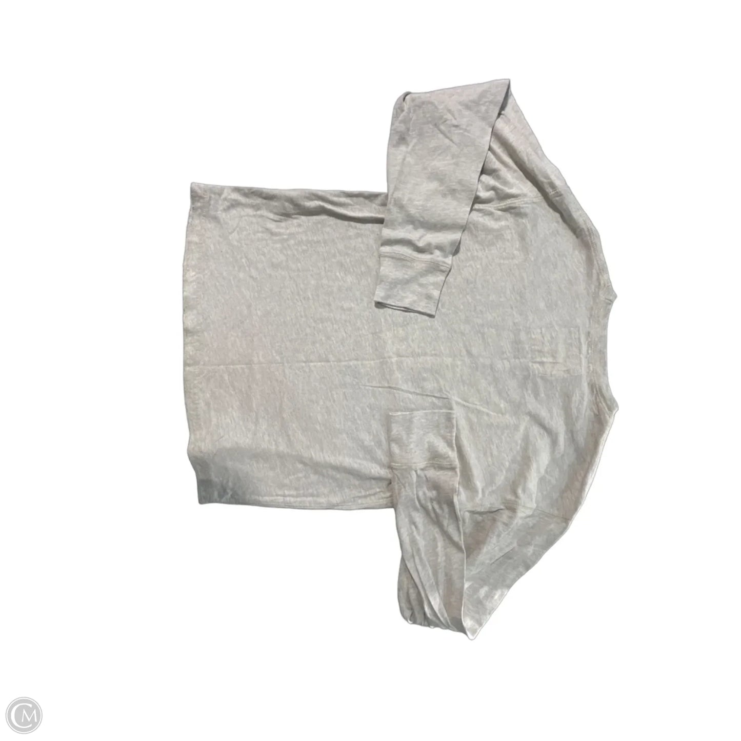 Top Long Sleeve By Cmc In Cream, Size: M