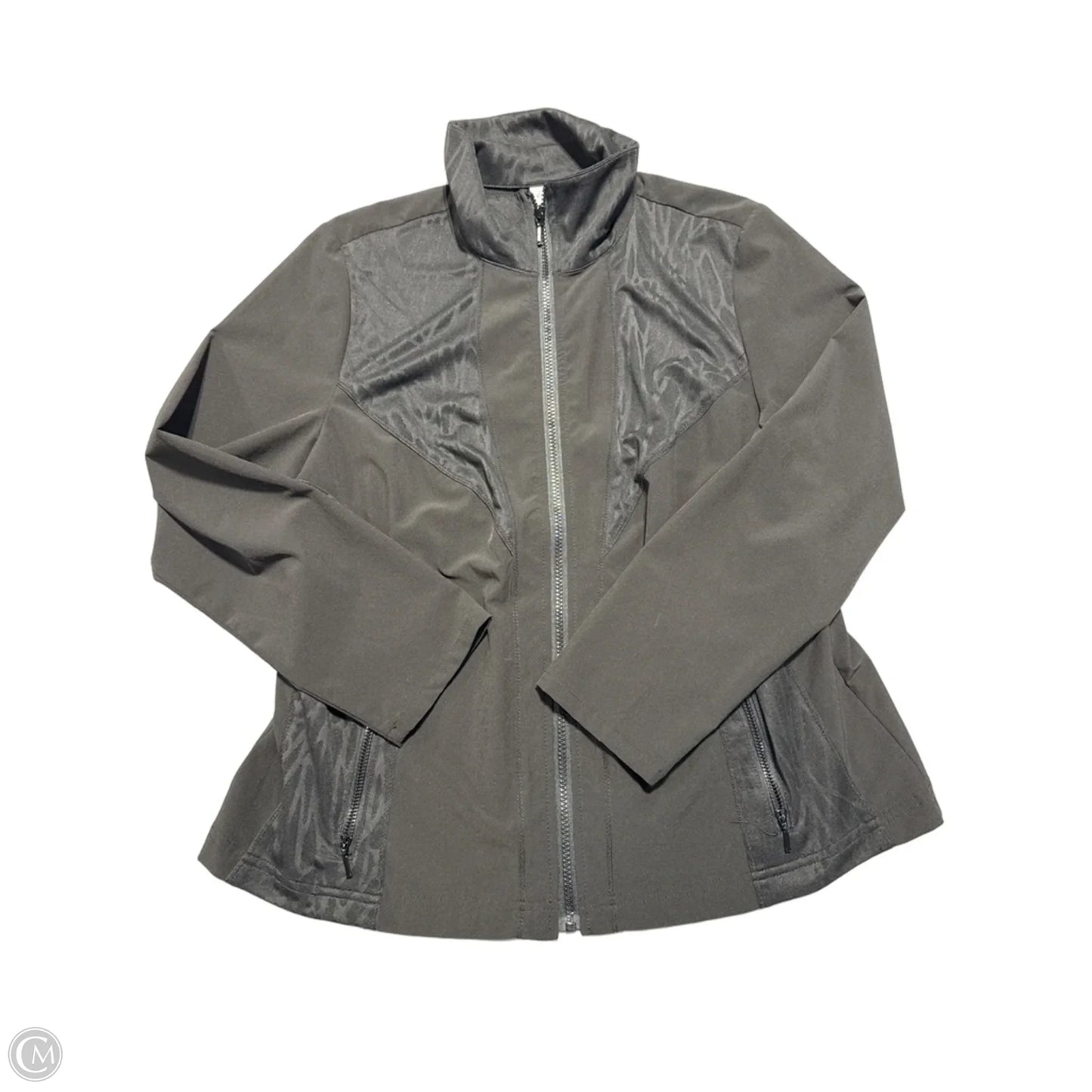 Athletic Jacket By Zenergy By Chicos In Black, Size: L