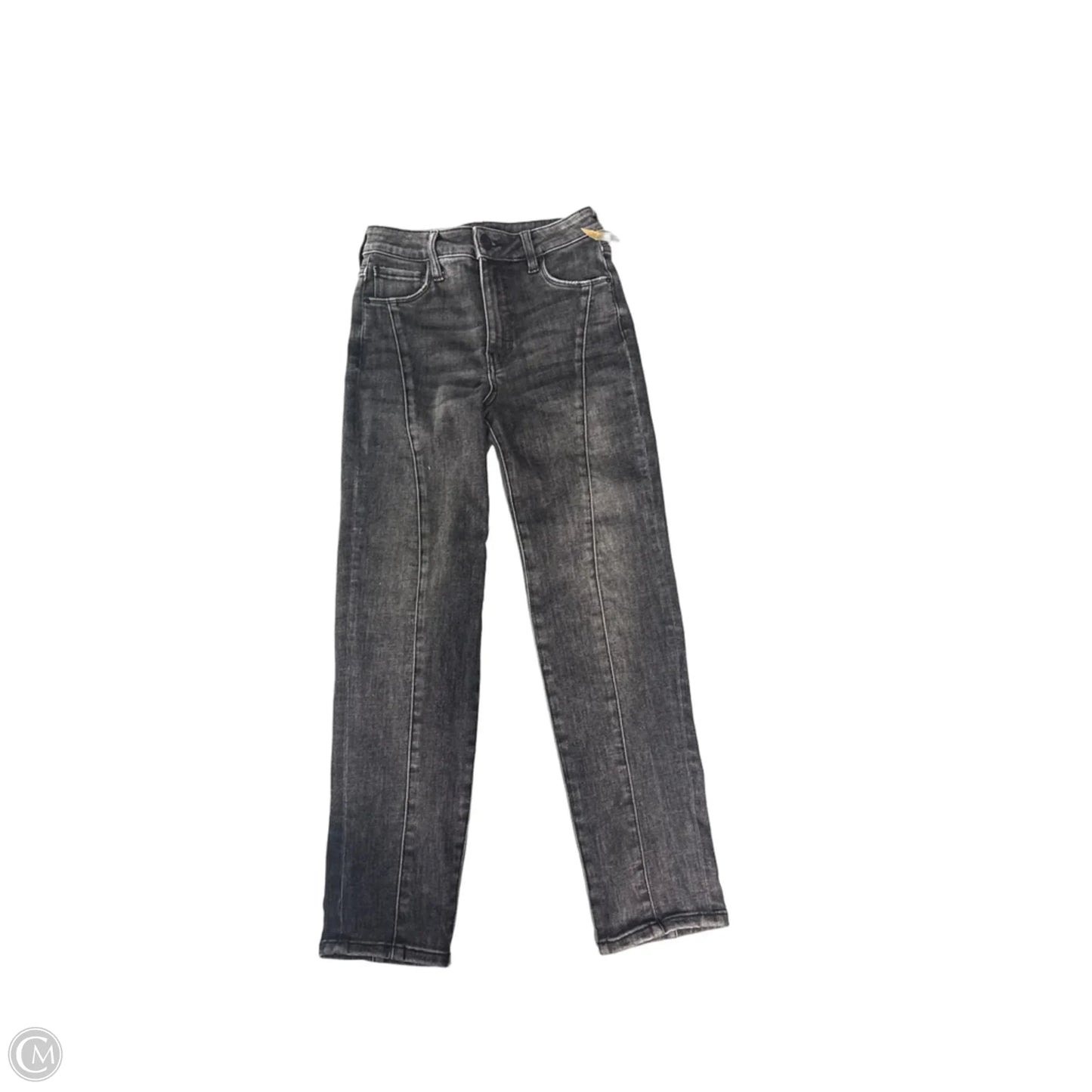 Jeans Straight By Kut In Black Denim, Size: 0