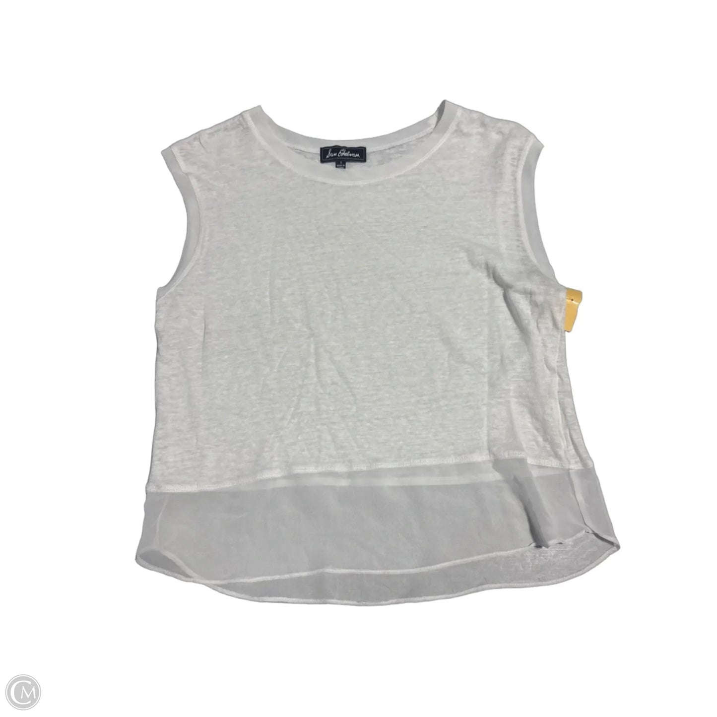 Top Sleeveless By Sam Edelman In White, Size: S