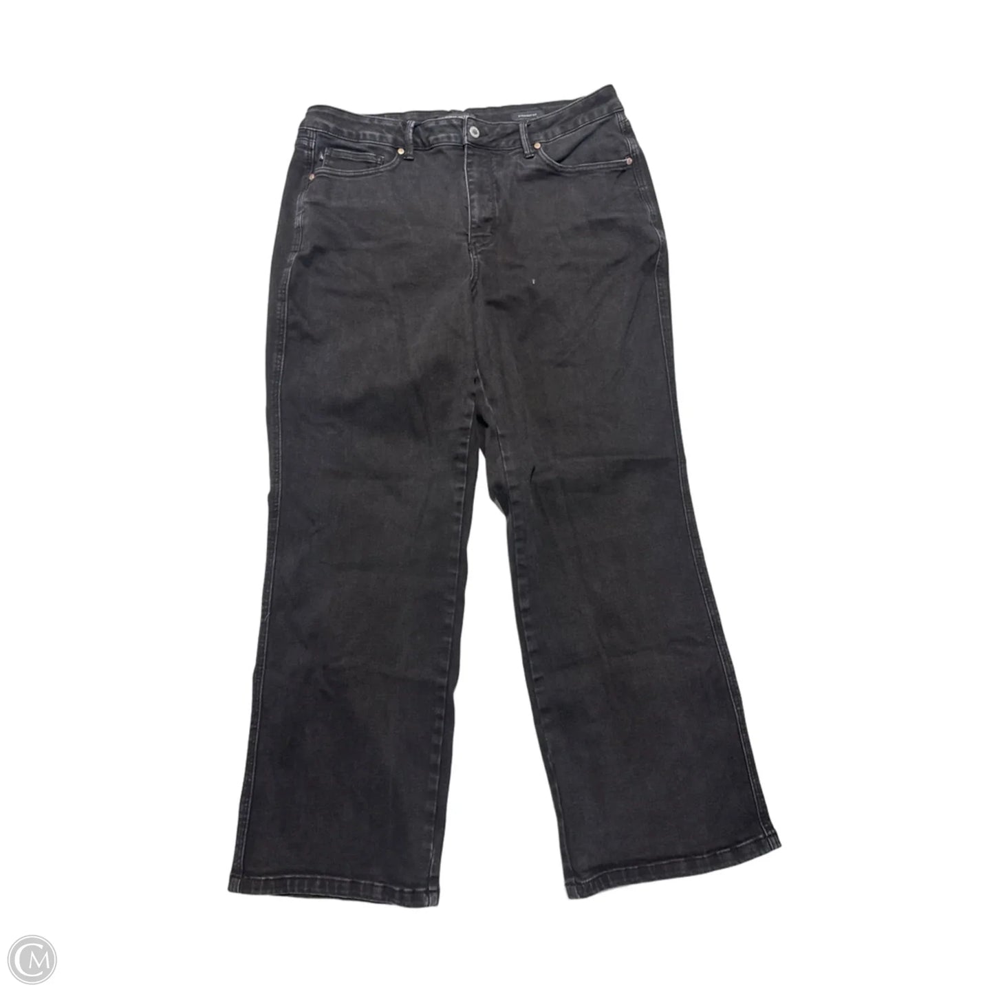 Jeans Wide Leg By Judy Blue In Black Denim, Size: 20