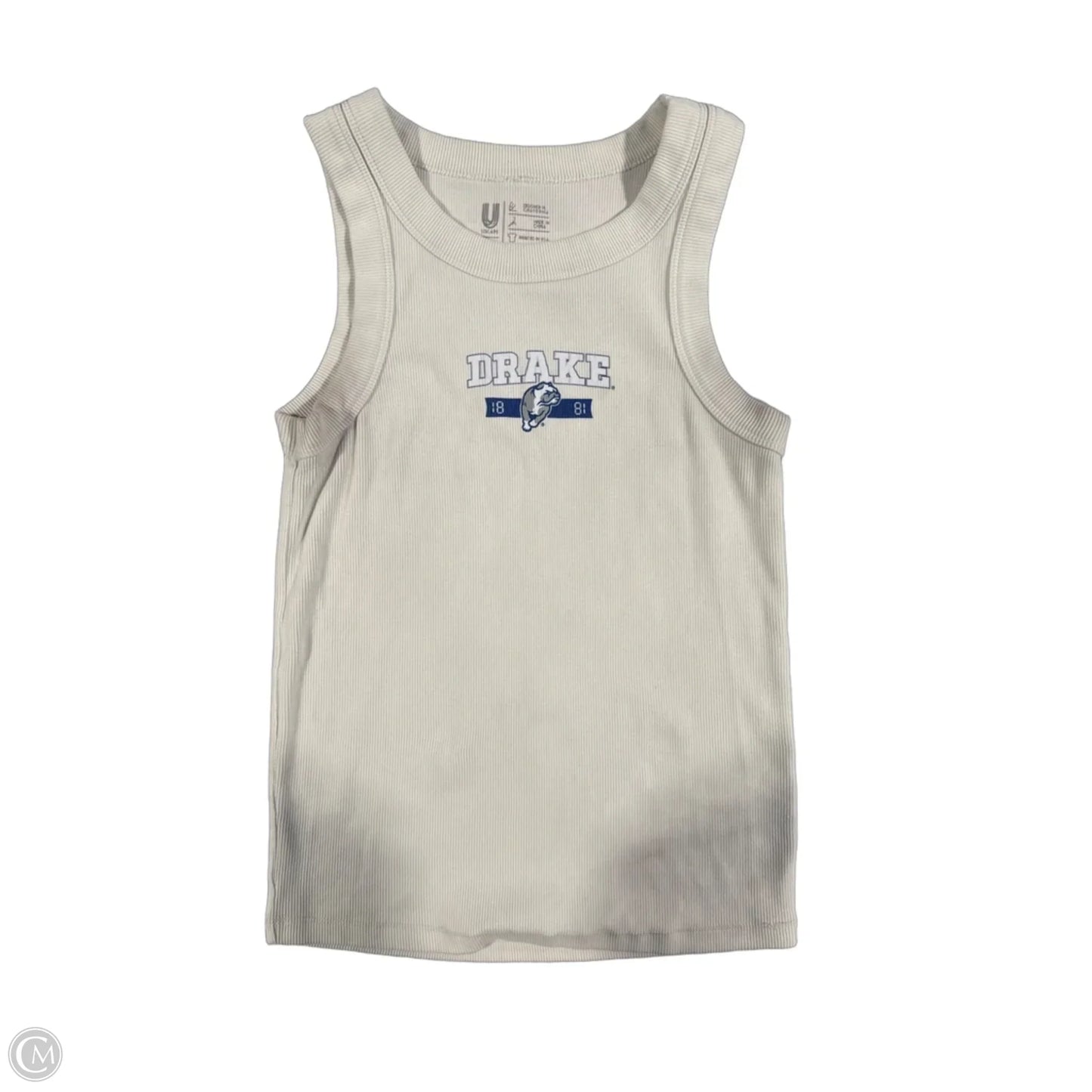 Tank Top By Cme In White, Size: S