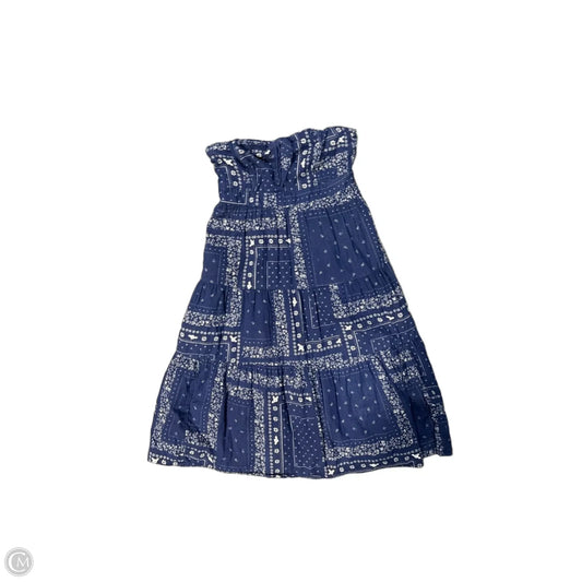 Dress Casual Midi By Universal Thread In Blue, Size: M