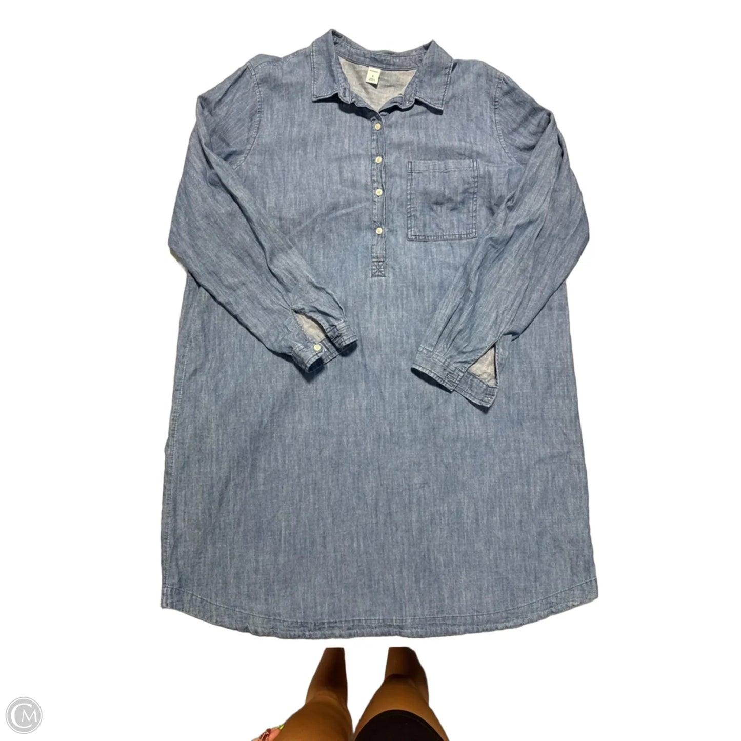 Dress Casual Short By Old Navy In Blue, Size: Xl