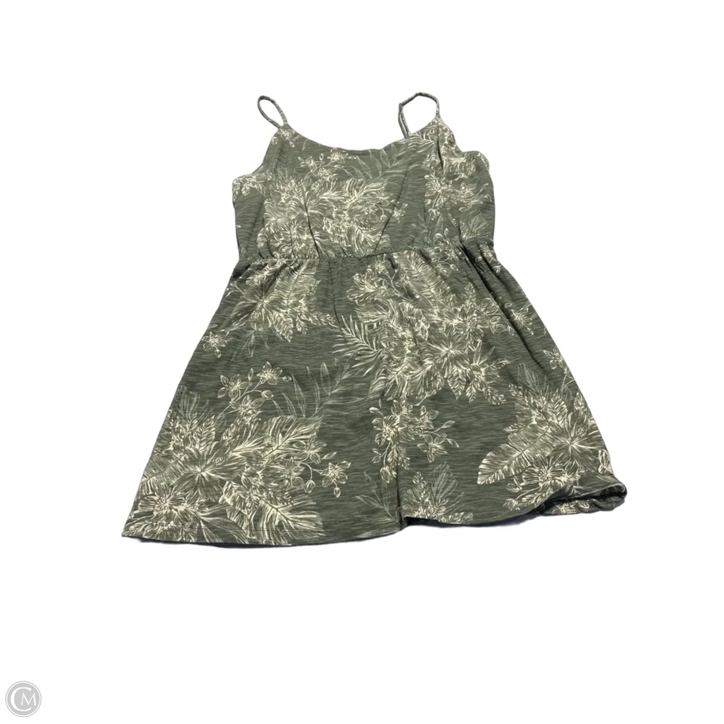 Dress Casual Short By Old Navy In Green & Tan, Size: Xl