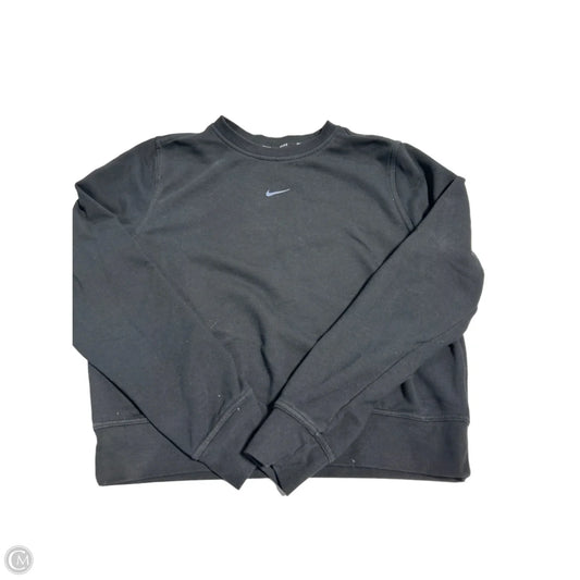 Top Long Sleeve By Nike In Black, Size: S
