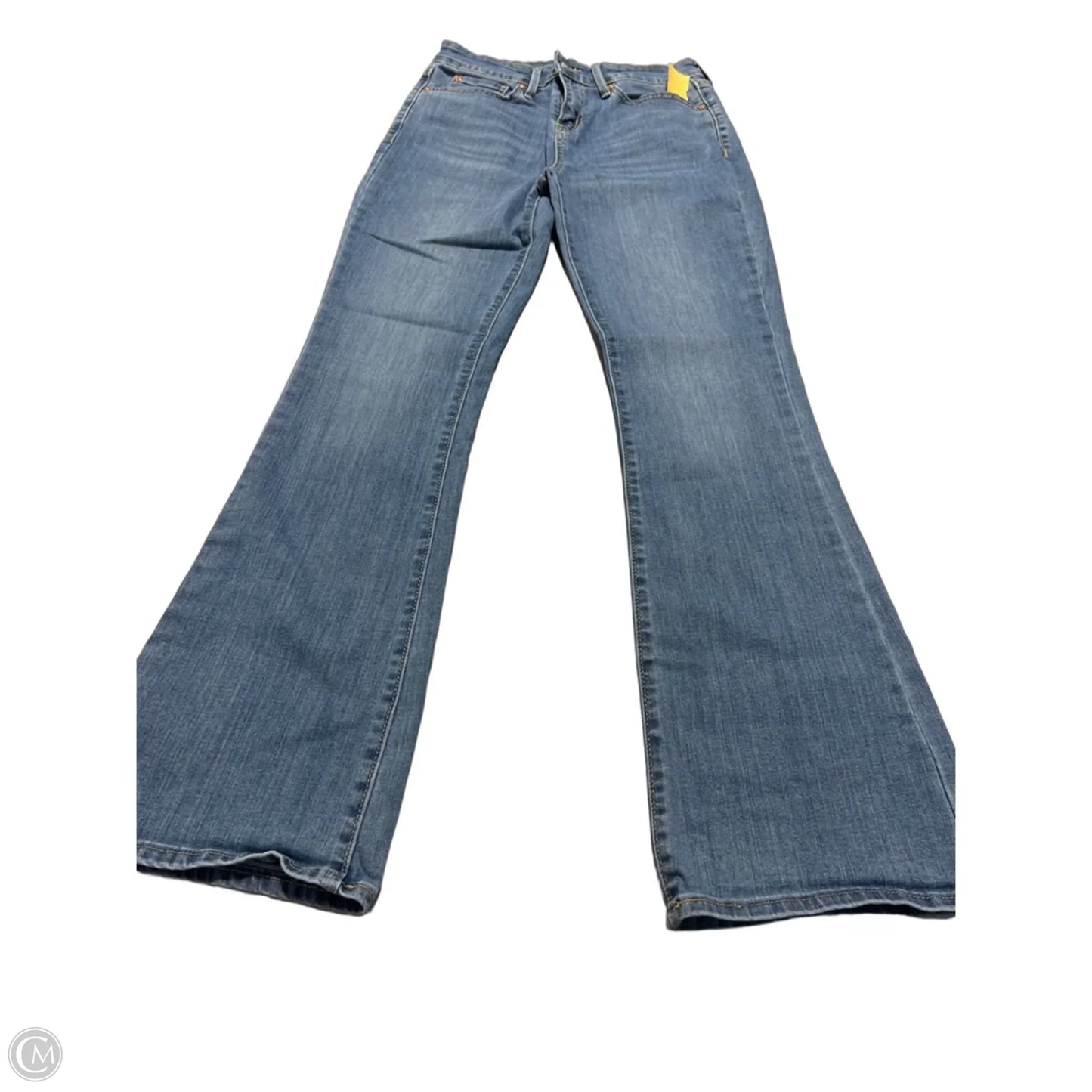 Jeans Boot Cut By Levis In Blue Denim, Size: 6
