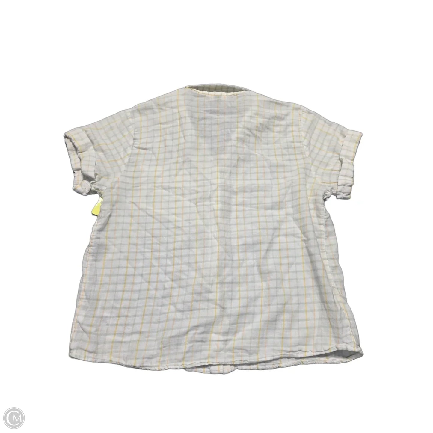 Top Short Sleeve By Universal Thread In Striped Pattern, Size: S