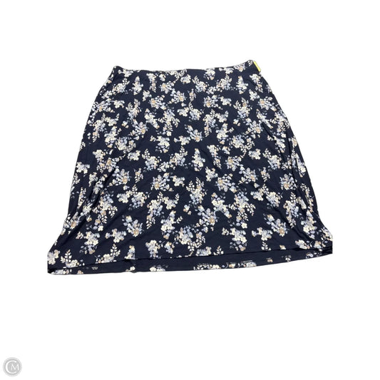 Skirt Midi By J. Jill In Floral Print, Size: 3x