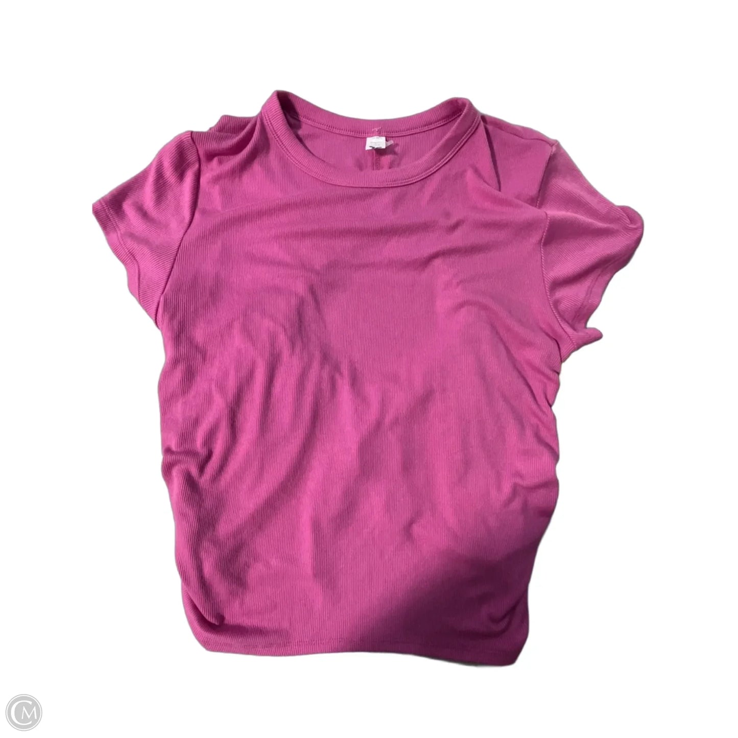Top Short Sleeve By Old Navy In Pink, Size: L