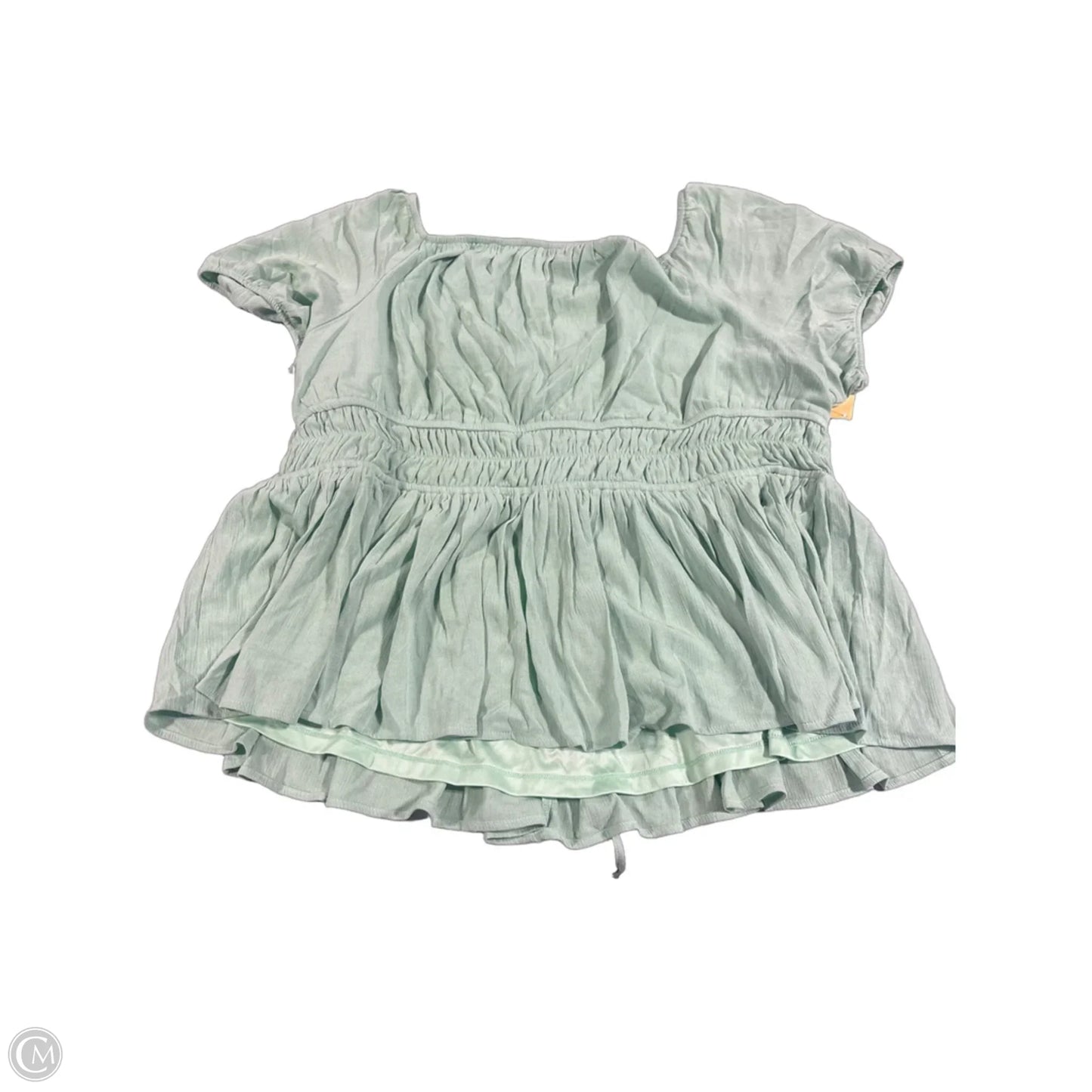 Top Short Sleeve By Torrid In Green, Size: 2x