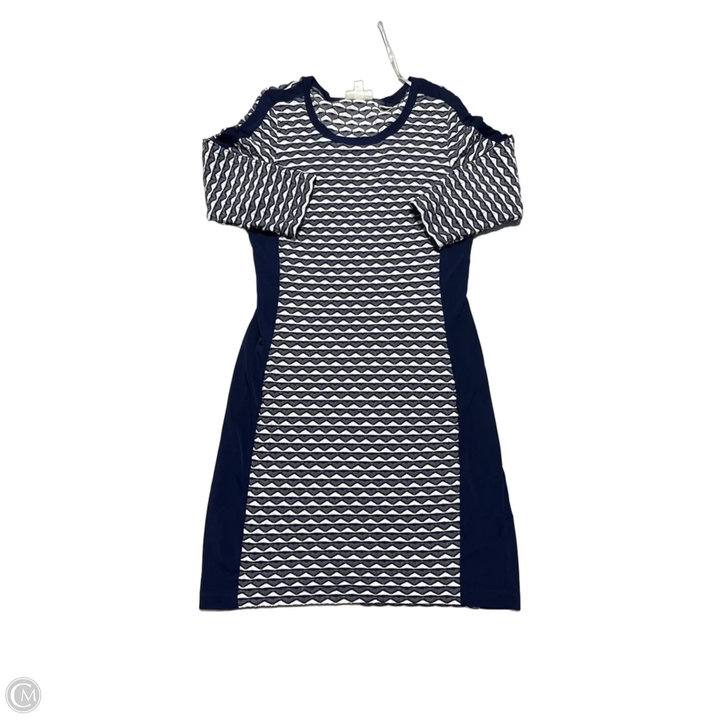 Dress Casual Midi By Dressbarn In Navy, Size: L
