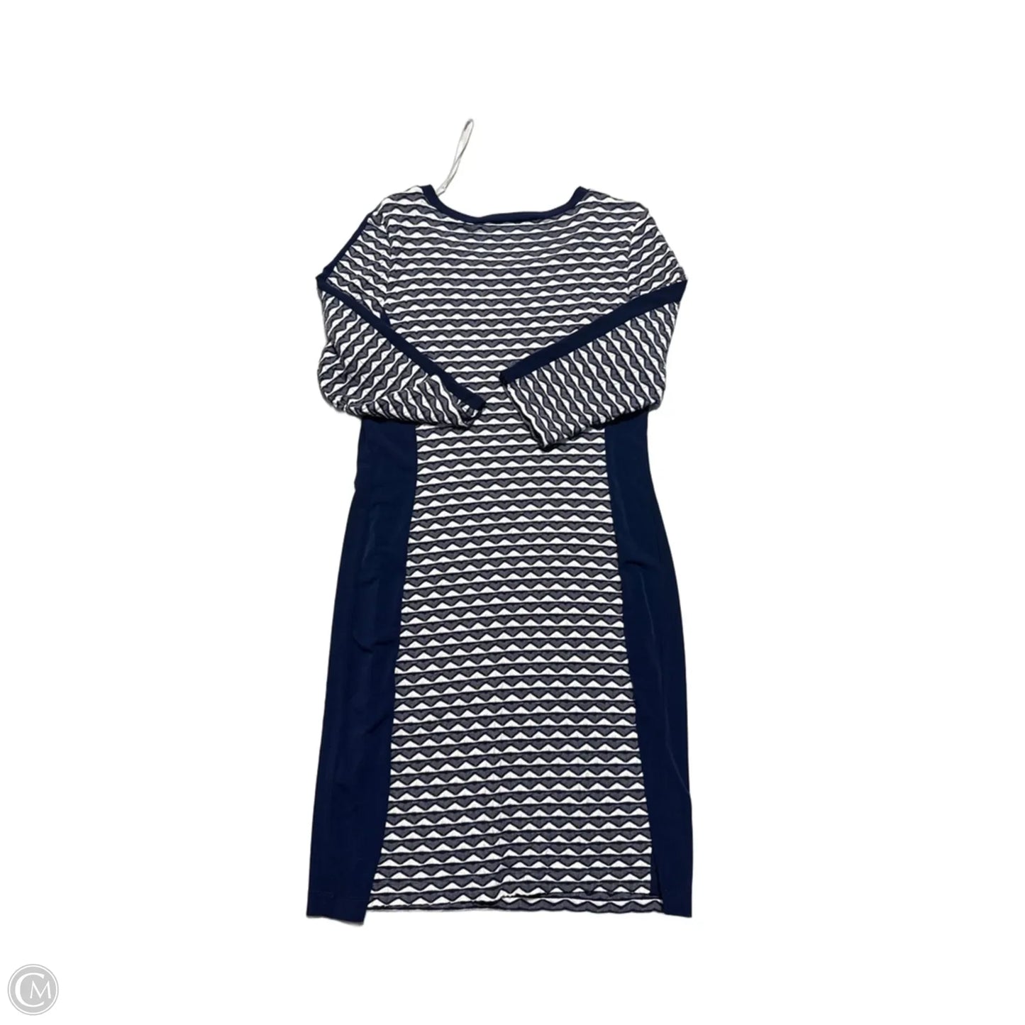 Dress Casual Midi By Dressbarn In Navy, Size: L