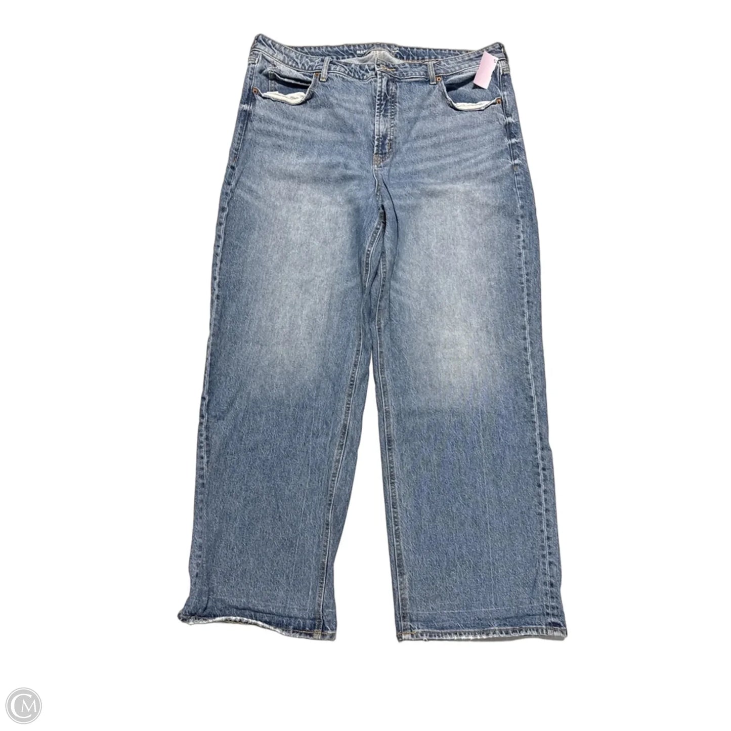 Jeans Wide Leg By Old Navy In Blue Denim, Size: 18