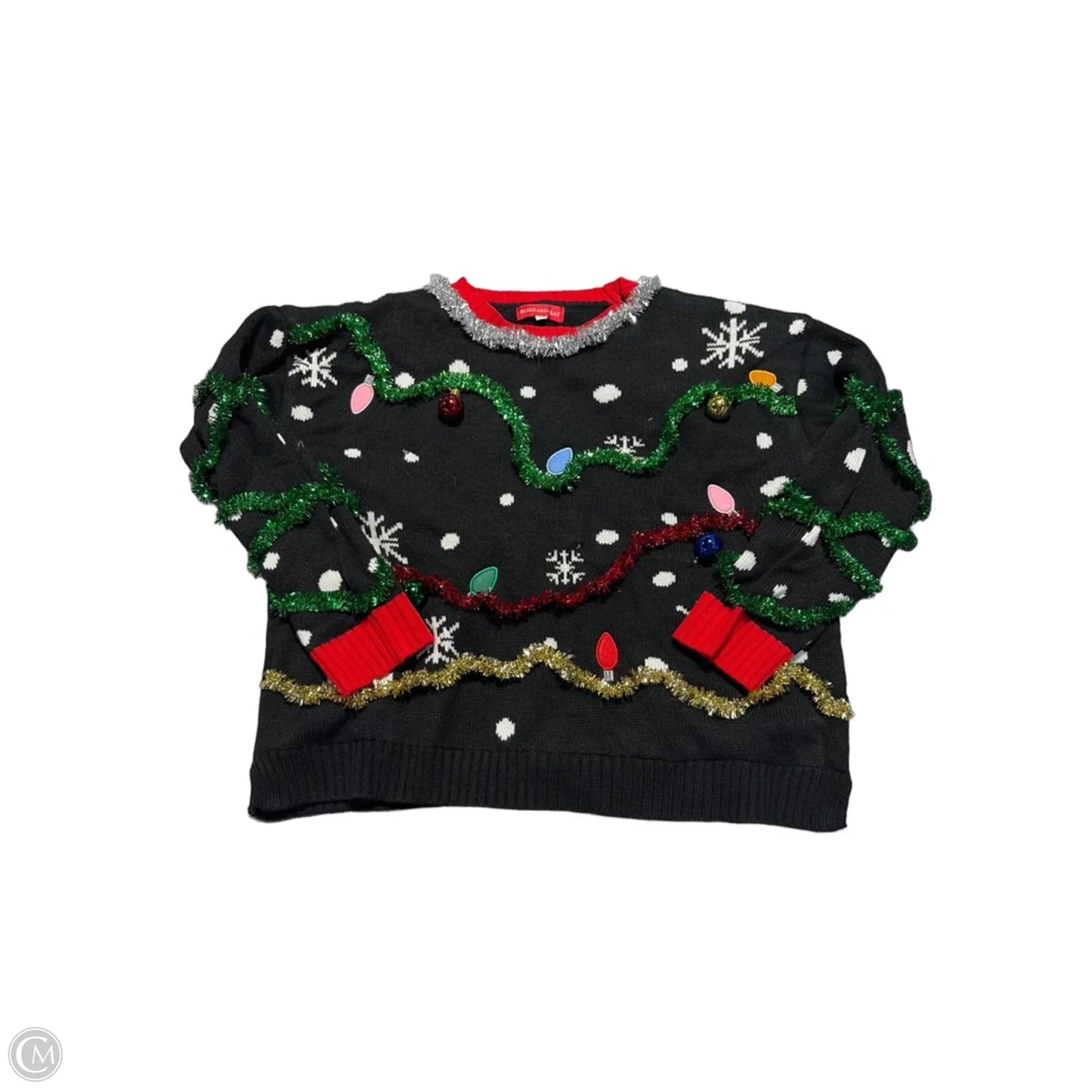 Top Long Sleeve By Cmc In Black, Size: L
