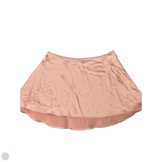 Skirt Mini & Short By Wild Fable In Orange, Size: M