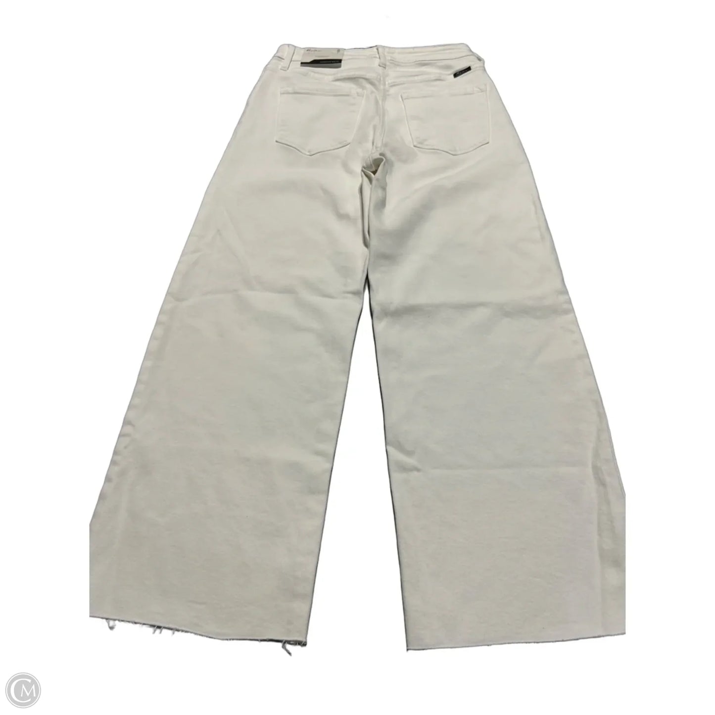 Jeans Wide Leg By Kancan In White, Size: 2