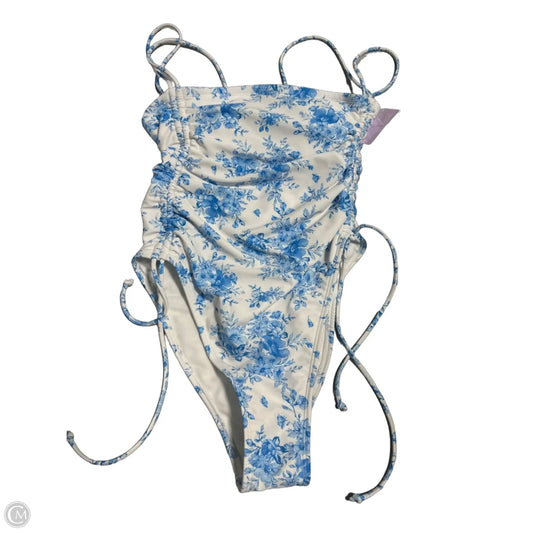 Swimsuit By Wild Fable In Blue & White, Size: S