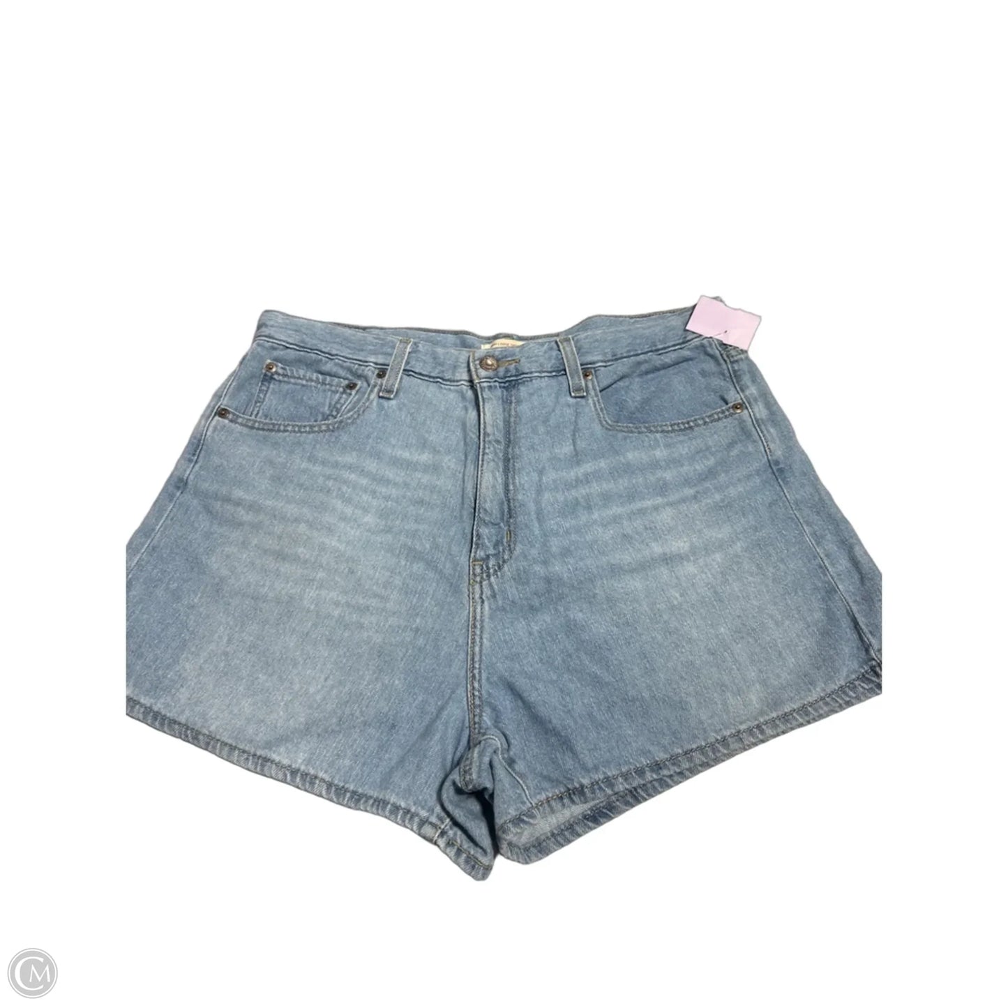 Shorts By Levis In Blue Denim, Size: 14